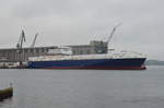 FADIQ, Ro Ro Fährschiff, Heimathafen Istanbul, Noch liegt das Schiff am Ausrüstungskai  der Werft.
