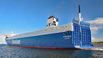 FINNWAVE (IMO 9468932, Finnlines) am 02.10.2022 in der Ostsee vor Lübeck-Travemünde