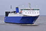JUTLANDIA SEAWAYS , Ro-Ro-Cargo-Schiff , IMO 9395355 , 187 x 26.49 m ,Baujahr 2010 , Cuxhaven , 17.03.2020