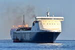 ML FREYA , Ro-Ro Cargo Schiff , IMO  9799977 , 192 x 26m , Baujahr 2017 ,  Cuxhaven - Alte Liebe , 06.04.2025 ,