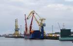 RoRo Frachtschiff  Parida  am 21.11.14 in Rostock.