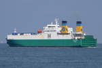 VASALAND , Ro-Ro Cargo , IMO 8222111 , Baujahr 1984 , 155m × 25.15m , bei der Alten Liebe Cuxhaven am 04.09.2018