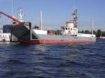 Ehem. Landungsboot, heute Flunder, HH Wiesmoor, im Rostocker Fischereihafen