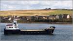 Die 1989 gebaute SHAPINSEY (IMO 8814184) ist als Landing Craft klassifiziert und wird von der Orkney Ferry Ltd. als Fhre zwischen Kirkwall und Shapinsey eingesetzt. Sie ist 27 m lang, 9 m breit und hat eine GT von 219. Heimathafen ist Kirkwall. 23.09.2012