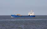 In der Wesermndung aus Bremerhaven kommend war am 6.7.2013 das  Kstenmotorschiff Havfrakt unterwegs.