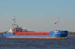 Die Amadeus Silver IMO-Nummer:9374909 Flagge:Niederlande Länge:87.0m Breite:11.0m Baujahr:2011 am 12.03.15 auf der Elbe bei Lühe.