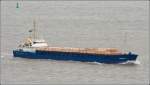 Die 1990 gebaute ANDRINA F. (IMO 8919221), frhere SIMONE, am 08.09.2007 Weser abwrts fahrend. Sie ist 81 m lang, 11,3 m breit und hat eine GT von 1568. Heimathafen ist St. John's auf Antigua and Barbuda.
