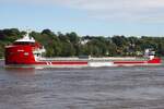 Frachtschiff ARIANE (IMO 1056630); Eigner/Betreiber: Wagenborg; Datum: 08.05.2026; Aufnahmeort: Elbe/Hafen Hamburg, Deutschland.