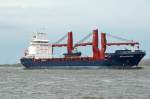 Die Baltic Winter IMO-Nummer:9467134 Flagge:Liberia Lnge:166.0m Breite:23.0m Baujahr:2011 Bauwerft:Qingshan Shipyard,Wuhan China einlaufend nach Hamburg passiert Lhe am 15.04.12