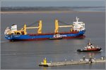Die 2011 gebaute BBC AMBER (IMO 9563706) verlässt am 01.05.2016 nach einem Werftaufenthalt Bremerhaven. Dieses Mehrzweckschiff ist 153,44 m lang und 23,45 m breit, hat eine GT/BRZ von 12.838 und eine DWT von 14.403 t. Heimathafen ist St. John's (Antigua and Barbuda).