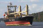 Frachtschiff BOHWA AMOY (IMO 9300958); Datum: 26.04.2026; Aufnahmeort: Elbe/Hafen Hamburg, Deutschland.