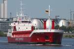 Frachtschiff BALTIC SAIL (IMO 1046104) ; Eigner/Betreiber: Balticshipping; Datum: 28.05.2026; Aufnahmeort: Elbe/Hafen Hamburg, Deutschland.
