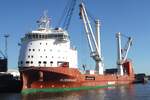 Frachtschiff BLOEMGRACHT (IMO 9896282); Datum: 28.05.2026; Aufnahmeort: Elbe/Hafen Hamburg, Deutschland.