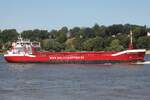 Frachtschiff BALTIC WAVE (IMO 9969508); Datum: 13.08.2026; Aufnahmeort: Elbe/Hafen Hamburg, Deutschland.