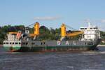 Frachtschiff CALYPSO (IMO 9512381); Datum: 08.05.2026; Aufnahmeort: Elbe/Hafen Hamburg, Deutschland.