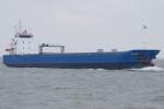 Die Donau IMO-Nummer:9268851 Flagge:Antigua und Barbuda Lnge:112.0m Breite:13.0m Baujahr:2005 Bauwerft:Peters Shipyard,Kampen Niederlande am 11.04.10 bei Cuxhaven.