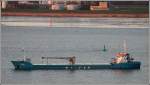 Die 1991 gebaute FERRO (IMO 9005730) am 22.01.2008 Weser aufwrts fahrend bei Bremerhaven. Sie ist 88,15 m lang, 14 m breit und hat eine GT/BRZ von 1986. Die FERRO fhrt unter der Flagge der Bahamas.