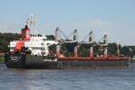 Frachtschiff FALCON S (IMO 9329423); Datum: 29.07.2026; Aufnahmeort: Elbe/Hafen Hamburg, Deutschland.