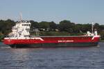 Frachtschiff FAST ANNA SOFIA (IMO 1029089); Datum: 12.08.2026; Aufnahmeort: Elbe/Hafen Hamburg, Deutschland.