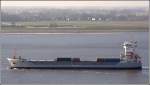 Die 1999 gebaute FLINTEREEMS (IMO 9180865) ist am 28.12.2008 Weser aufwrts unterwegs. Sie ist 11 m lang, 15 m breit und hat eine GT von 4503. Heimathafen ist Willemstad auf den Niederlndischen Antillen.
