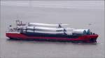 Am 31.08.2011 kommt die 1993 gebaute GERD (IMO 9052707), beladen mit Rotoren und anderen Bauteilen fr Windenergieanlagen, die Weser wieder herunter. Sie ist 89 m lang, 13 m breit, hat eine GT von 2.650 und eine DWT von 4.292 t. Heimathafen ist St. John's (Antigua and Barbuda).