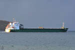 Das 2012 gebaute Frachtschiff GROSSE FREIHEIT (IMO: 9507142) verließ im April 2024 Travemünde.