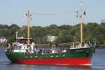 K�mo GREUNDIEK (IMO 5148998); Datum: 08.05.2026; Aufnahmeort: Elbe/Hafen Hamburg, Deutschland.