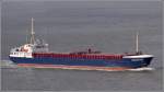 Die 1976 gebaute HANSEATICV SEA (IMO 7524964) am 08.08.2011 Weser abwrts fahrend. Sie ist 81 m lang, 13 m breit, hat eine GT von 1.896 und eine DWT von 1.400 t. Heimathafen ist St. John's (Antigua and Barbuda).