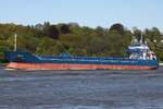 Frachtschiff HARUN (IMO 9361380); Datum: 29.04.2026; Aufnahmeort: Elbe/Hafen Hamburg, Deutschland.