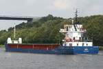 Frachtschiff INDI (IMO 9370290); Datum: 25.07.2026; Aufnahmeort: NOK/Hohenh�rn, Deutschland.