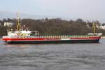 Frachtschiff JONABORG (IMO 9214018); Datum: 19.03.2026; Aufnahmeort: Elbe/Hafen Hamburg, Deutschland.