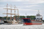 KETHI (IMO 9263552) am 22.07.2022 im Hafen von Lübeck-Travemünde.