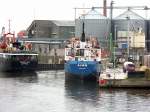 MS LIAN, IMO 7420962, Rufzeichen: J8B3075, liegt am Lbecker Lagerhauskai 2...