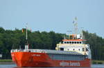 Die Lady Nova IMO-Nummer:9243887 Flagge:Niederlande Länge:80.0m Breite:12.0m Baujahr:2002 Bauwerft:Niestern Sander,Delfzijl Niederlande am 09.06.18 im Nord-Ostsee-Kanal bei Fischerhütte aufgenommen.