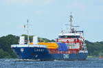 Die Lammy IMO-Nummer:9467184 Flagge:Niederlande Länge:95.0m Breite:14.0m Baujahr:2010 Bauwerft:Wenling Hexing Shipbuilding&Repair,Wenling China am 20.06.18 bei Rade im Nord-Ostsee-Kanal