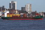 Frachtschiff LYDIA (IMO 9125657); Datum: 07.04.2026; Aufnahmeort: Elbe/Hafen Hamburg, Deutschland.