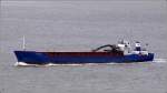 Die 1987 gebaute MOLO TRADER (IMO 8616099) am 29.08.2011 Weser aufwrts fahrend. Sie ist 72 m lang, 11,5 m breit, hat eine GT von 1.392 und eine DWT von 1.570 t. Sie fhrt unter norwegischer Flagge mit Heimathafen lesund.
