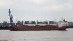 MERWEDEGRACHT (IMO 9571519) am 6.5.2014, Hamburg einlaufend, Elbe, drehen und festmachen am Süd-West Terminal /  Stückgutfrachter / BRZ 9.524 / Lüa 142,1 m, B 18,95 m, Tg 8,48 m /