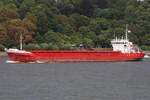 Frachtschiff MAIKE (IMO 8905115); Datum: 15.08.2025; Aufnahmeort: Elbe/Hafen Hamburg, Deutschland. Das Bild zeigt die MAIKE auf Höhe Bubendey Ufer.