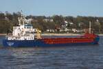 Frachtschiff MITTELPLATE (IMO 9501203); Datum: 07.04.2026; Aufnahmeort: Elbe/Hafen Hamburg, Deutschland.