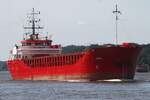 Frachtschiff HENRIKE (IMO 9218222); Datum: 22.06.2026; Aufnahmeort: Elbe/Hafen Hamburg, Deutschland.