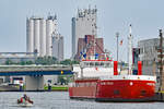 NORDIC ERIKA (IMO: 9528495) am 20.7.2019 im Hafen von Lübeck