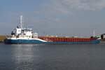 Frachtschiff NEULAND (IMO 9117959); Datum: 25.07.2026; Aufnahmeort: Nordsee/Hafen B�sum, Deutschland.