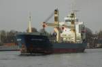 Ein Frachtschiff, OSC Rotterdam  (IMO: 9277333) mit Heimathafen Groningen.