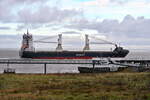 OCEAN7 REVOLUTION , General Cargo Schiff, IMO 9267742 , Baujahr 2005 , 135 x 22 m , 479 TEU , 27.10.2025 , Cuxhaven , Alte Liebe 