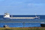 OSTBORG , General Cargo Schiff , IMO 9196216 , Baujahr 2001 , 89 x 13 m , 30.10.2025 ,Cuxhaven , Alte Liebe , 