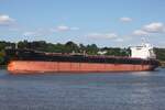 Frachtschiff ORPHEUS (IMO 9646675); Datum: 11.07.2026; Aufnahmeort: Elbe/Hafen Hamburg, Deutschland.