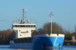 Die Prima Donna IMO-Nummer:8609606 Flagge:Finnland Länge:88.0m Breite:13.0m Baujahr:1987 Bauwerft:Sietas,Hamburg Deutschland aufgenommen am Ships Welcome Point in Rendsburg am Nord-Ostsee-Kanal