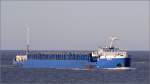 Die 1992 gebaute RASILL (IMO 9051997) am 14.02.2009 einlaufend Elbe. Sie ist 108 m lang, 15 m breit und hat eine GT von 2882. Sie fhrt unter der Flagge Zyperns. Frhere Namen: BASS und CASS BASS. 