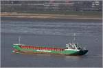 Die 1985 gebaute FAIRLANE (IMO 8513314) fährt Höhe Bremerhaven weseraufwärts. Sie ist 82,31 m lang und 11,3 m breit, hat eine GT/BRZ von 1.564 und eine DWT von 1.815 t. Heimathafen ist Itzehoe. 26.03.2020